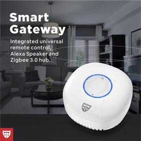 img 3 attached to 🚨 Spark Plus Alert Security Kit - 5 Piece Wireless Home Security System with Optional 24/7 Professional Monitoring - No Contract - Alexa Built-in Hub