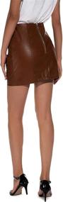 img 2 attached to GUANYY Womens Leather Vintage Classic Women's Clothing in Skirts