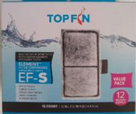 efficient 12 pack of 🔍 top fin ef-s element filter cartridges logo