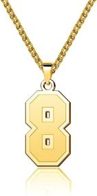 img 4 attached to 🏆 Exude Motivation and Elegance with LuxglitterLin Inspirational Necklace for Athletes - Premium Stainless Boys' Jewelry