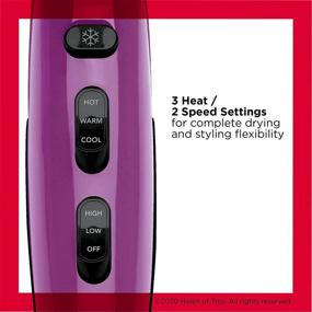 img 2 attached to 💨 Revlon Smooth and Quick Blowouts Hair Dryer with 1875W Power