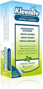 img 1 attached to 🦷 Kleenite Fresh Mint Dental Cleanser - 9 Oz, Pack of 3