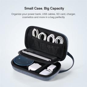 img 1 attached to 🔌 UGREEN Electronics Organizer Travel Case: Portable EVA Shockproof Bag for External Hard Drive, Power Bank Adapter, Type C Hub, USB Cable Charger, SD Card, Flash Drive, Phone