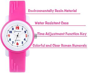 img 1 attached to Waterproof Outdoor Analog Kids Watch for Boys and Girls, Ideal for Children Ages 3-12, with Durable Rubber Band