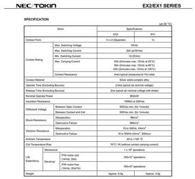 img 2 attached to NEC/Tokin TIPM Fuel Pump ⛽️ Relay Nexem, EX1-1F1J (Set of 2)