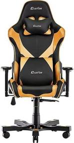 img 1 attached to Clutch Chairz Crank Series: The Ultimate Gaming Chair - Ergonomic Design, Video Game Chair, Office Chair, High Chair, and Lumbar Pillow for Computer Desk - Black/Orange