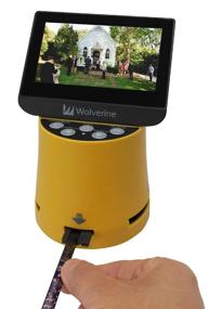 img 2 attached to 📸 Wolverine Titan 8-in-1 20MP Film to Digital Converter Bundle: High Resolution, 4.3" Screen, HDMI Output, Worldwide Voltage Adapter, 32GB SD Card (Yellow)