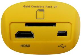 img 3 attached to 📸 Вулверин Титан 8 в 1 20МП Конвертер пленки в цифровой формат - комплект: высокое разрешение, 4,3" экран, HDMI-выход, адаптер под международное напряжение, 32ГБ SD-карта (желтый)