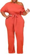 👗 iymoo women's shoulder straight jumpsuits playsuits clothing logo