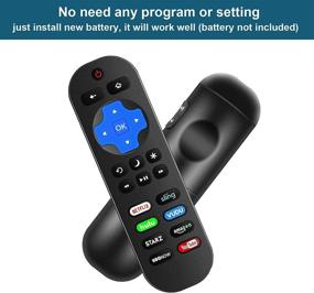 img 3 attached to 2020 Update: Universal Remote for TCL Roku TVs with 8 Channel Shortcuts for Netflix, Sling, Hulu, VUDU & More