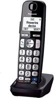 📞 panasonic kx-tgea40s silver cordless phone handset accessory: compatible with kx-tge463s, kx-tge474s, kx-tge475s series phone systems logo