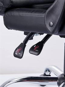 img 2 attached to 🪑 Santoll High Back Office Chair: Ergonomic Desk Chair with Lumbar Support & Padded Armrests