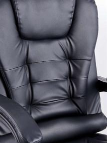 img 1 attached to 🪑 Santoll High Back Office Chair: Ergonomic Desk Chair with Lumbar Support & Padded Armrests
