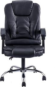 img 3 attached to 🪑 Santoll High Back Office Chair: Ergonomic Desk Chair with Lumbar Support & Padded Armrests