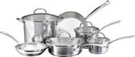 🍳 premium quality farberware millennium stainless steel cookware set - 10 piece collection for master chefs logo