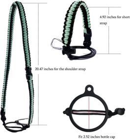 img 1 attached to Everembrace Paracord Adjustable Accessories Carabiner