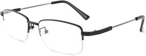 img 3 attached to 👓 Alsenor Progressive Multifocal Computer Reading Glasses Blue Light Blocking Reader Glasses Frame for Men and Women, Black, 2.5x Power