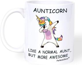 img 3 attached to 🦄 Perfectostore Aunticorn Mugs: Ideal Aunt Ever Gifts from Niece or Nephew, Perfect Birthday or Christmas Coffee Mug 11oz