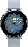 📱 браслет samsung galaxy watch active2 (r820-44мм) international - cloud silver, с силиконовым ремешком и алюминиевой рамкой логотип