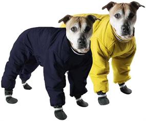 img 2 attached to 🐶 Muttluks Unisex Reversible Dog Snowsuit: Ultimate 4-Legged Protection for Winter and Cold Weather