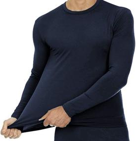 img 1 attached to 🧥 Stay Warm and Cozy with 9M Men's Ultra Soft Thermal Underwear Base Layer Long Johns Set with Fleece Lined