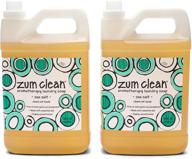 🌊 zum clean laundry soap - sea salt - 64 fl oz (2 pack): powerfully effective and refreshingly scentsational! logo