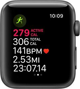 img 2 attached to 🔅 Обновленные часы Apple Watch Series 3 (38MM) золотого алюминиевого корпуса с розовым песочным спортивным ремешком - с GPS