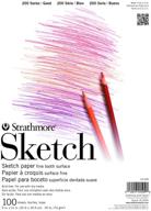 📝 strathmore 9x12 sketch pad (100 sheets) - professional-quality paper for artists logo