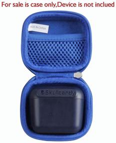 img 3 attached to Чехол Hermitshell для беспроводных наушников Skullcandy Indy True Wireless In-Ear (синий) для путешествий