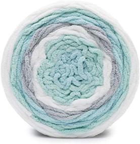 img 2 attached to 🌊 Bernat Baby Blanket Stripes: Seaglass - 10.5 oz, 100% Polyester, Soft and Cozy