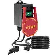 🔌 fulton 110v single phase on/off switch with large stop sign paddle: ideal for router tables, table saws, and small machinery логотип