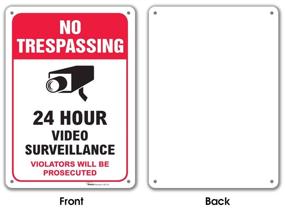 img 2 attached to Trespassing Video Surveillance Warning Aluminum