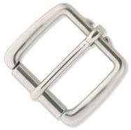 🔒 premium tandy leather heavy duty roller buckle 1-1/2" stainless steel - superior quality 1525-00 logo