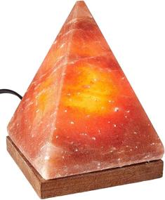 img 1 attached to Pyramid Salt Lamp by Universal Lighting and Decor - Illuminate Your Space with 1 Count