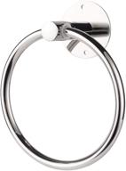 🛁 self-adhesive towel ring - stainless steel rustproof bathroom hand towel holder - wall mount (polished chrome) logo