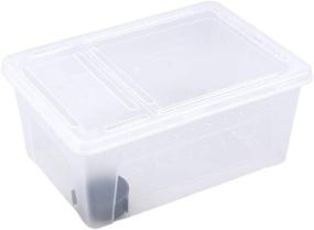 img 3 attached to POPETPOP Breeding Reptile Turtle Enclosure Plastic Container