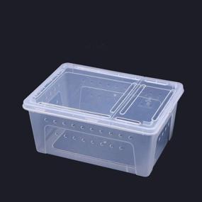 img 1 attached to POPETPOP Breeding Reptile Turtle Enclosure Plastic Container