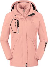 img 3 attached to 🧥 Stay Warm and Dry with TBMPOY Women's 3-in-1 Skiing Jacket – Waterproof Outer Shell and Cozy Inner Fleece!