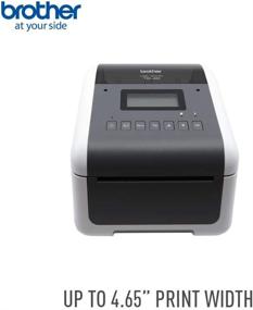 img 2 attached to 🖨️ Brother TD4550DNWB - 4-inch Thermal Desktop Barcode and Label Printer | Labels, Barcodes, Receipts, Tags | 300 dpi, 6 IPS | USB, Serial, Ethernet, Wi-Fi & Bluetooth Included