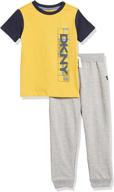 👕 dkny boys grey heather boys' tops, tees & shirts, 3 pcs - ideal for stylish boys' clothing logo