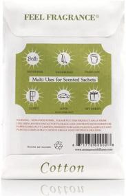 img 2 attached to 🌸 Lot of 12 Feel Fragrance Cotton Scented Sachets for Drawers and Closets