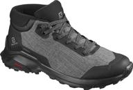 🥾 salomon men's x reveal chukka cswp hiking shoe: superior performance for trail adventures logo