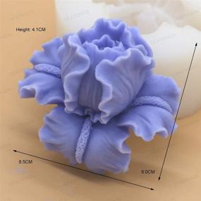 img 2 attached to 🌸 Versatile Soap Making Molds: 3D Flower Designs, Crafted with Silicone and Resin