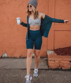 img 2 attached to 🩳 High Waisted Workout Running Athletic Shorts for Women - CTHH 3 Pack Biker Shorts: Yoga, Gym, and More!