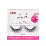 💋 коллекция ресниц kiss lash couture luxtensions: восхитительный стиль королевского шелка с технологией плоской ресницы, сверхтонкая основа и волокна для удлинения ресниц - многоразовые и дружелюбные к контактным линзам полоски ресниц (1 пара) логотип