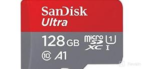 img 5 attached to 💾 SanDisk 128GB Ultra MicroSDXC UHS-I Memory Card with Adapter - High Speed, Class 10, Full HD, A1, SDSQUA4-128G-GN6MA