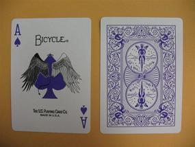 img 3 attached to 🚲 Bicycle Purple Trace Playing Cards with Angel and Devil Design