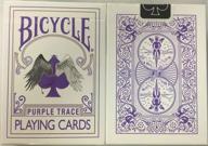 🚲 bicycle purple trace playing cards with angel and devil design logo