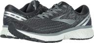 ultimate performance & style: brooks men's ghost black ebony sneakers логотип