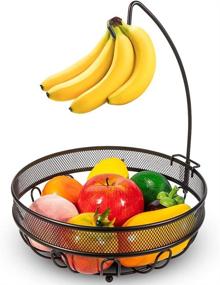 img 4 attached to Basket for Storing Auledio Bananas and Vegetables